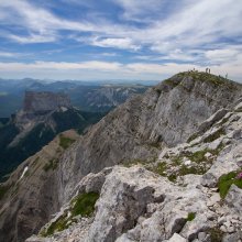 Le Grand Veymont et le Mont Aiguille