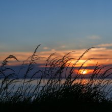 Coucher de soleil au cap Blanc-Nez