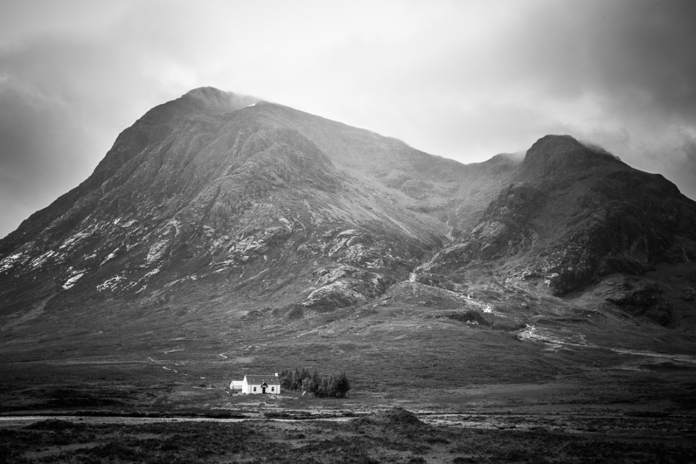 Maison isolée dans le Glen Coe