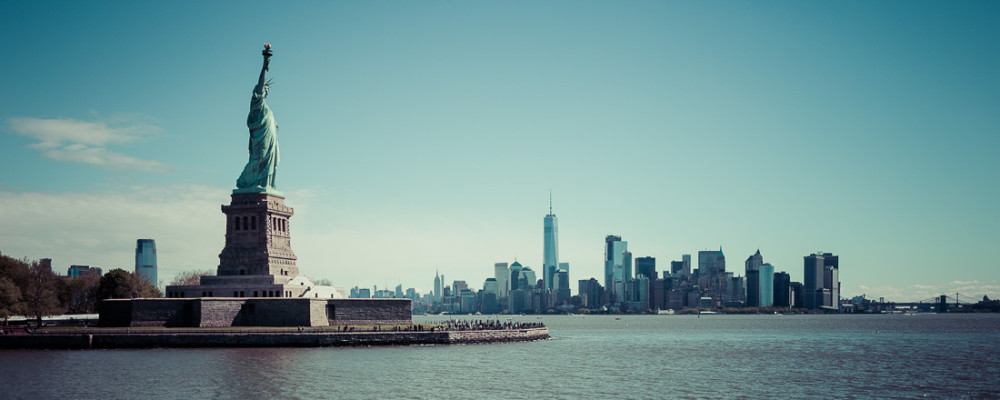 Statue of Liberty and Sky Line