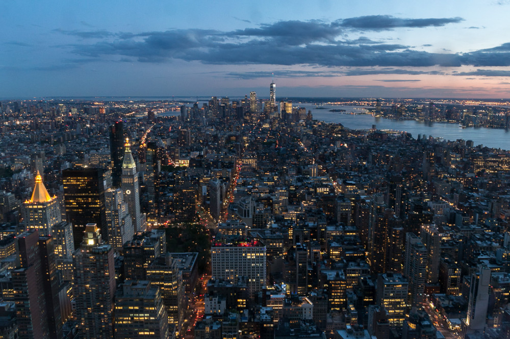 Sunset on Financial District
