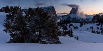 Randonnee raquettes dans le Vercors