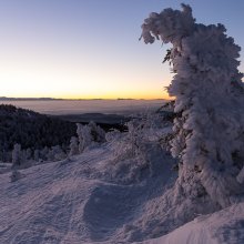 Lever de soleil au Crêt de la Perdrix